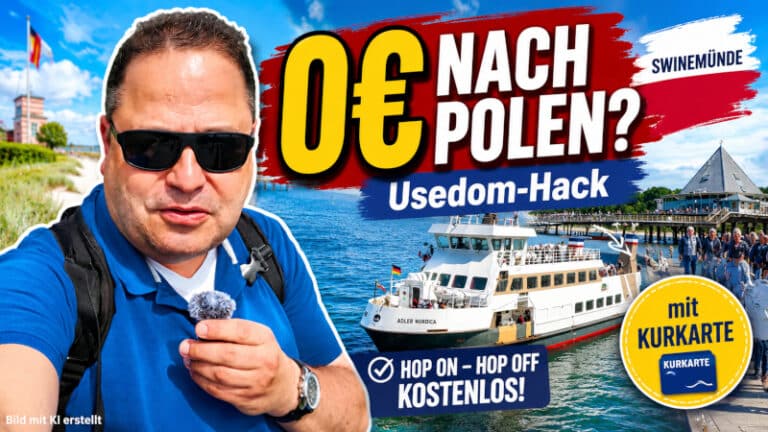 Von Usedom nach Swinemünde: Kostenlose Bootsfahrt mit der UsedomCard im Test